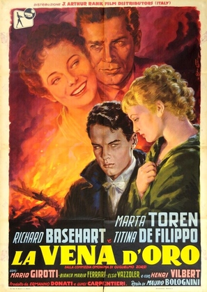 La vena d&#039;oro - Italian Movie Poster (thumbnail)