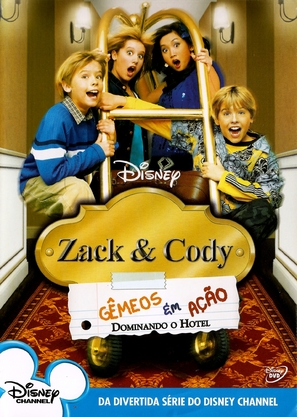 &quot;The Suite Life of Zack and Cody&quot; - Brazilian DVD movie cover (thumbnail)