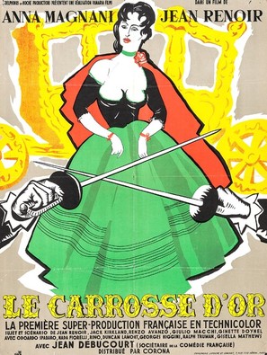 Le carrosse d&#039;or - French Movie Poster (thumbnail)