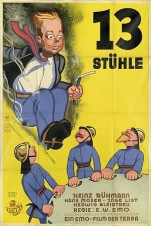 13 St&uuml;hle - German Movie Poster (thumbnail)