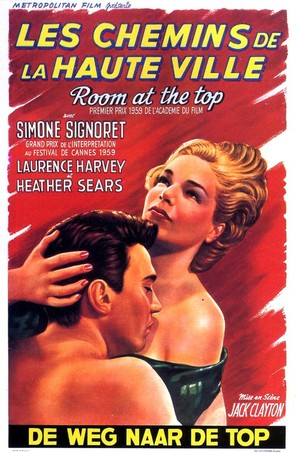 Room at the Top - Belgian Movie Poster (thumbnail)