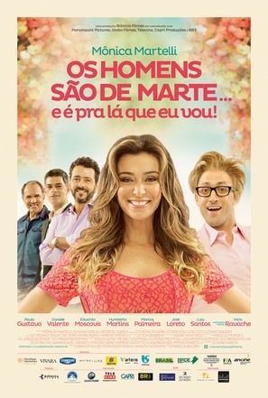 Os Homens S&atilde;o de Marte... E &eacute; pra L&aacute; que Eu Vou! - Brazilian Movie Poster (thumbnail)