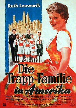 Die Trapp-Familie in Amerika - German Movie Poster (thumbnail)