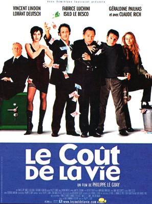 Le co&ucirc;t de la vie - French Movie Poster (thumbnail)