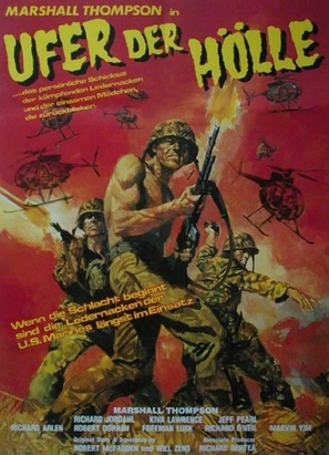 To the Shores of Hell - German Movie Poster (thumbnail)