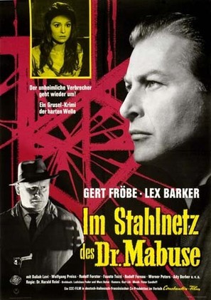 Im Stahlnetz des Dr. Mabuse - German Movie Poster (thumbnail)
