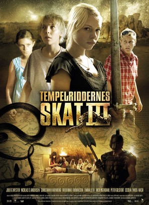 Tempelriddernes skat III: Mysteriet om slangekronen - Danish Movie Poster (thumbnail)