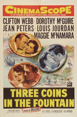 Three Coins in the Fountain - Movie Poster (thumbnail)
