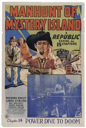 Manhunt of Mystery Island - Movie Poster (thumbnail)