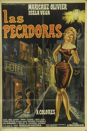 Las pecadoras - Mexican Movie Poster (thumbnail)