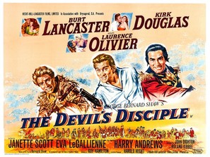 The Devil&#039;s Disciple - British Movie Poster (thumbnail)