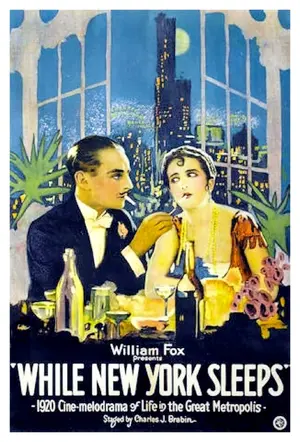 While New York Sleeps Poster