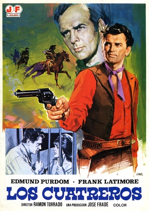 Cuatreros, Los - Spanish Movie Poster (thumbnail)