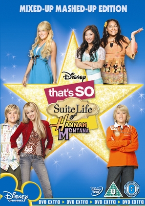 &quot;Hannah Montana&quot; - British DVD movie cover (thumbnail)