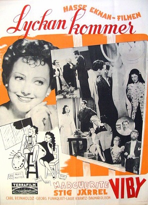 Lyckan kommer - Swedish Movie Poster (thumbnail)