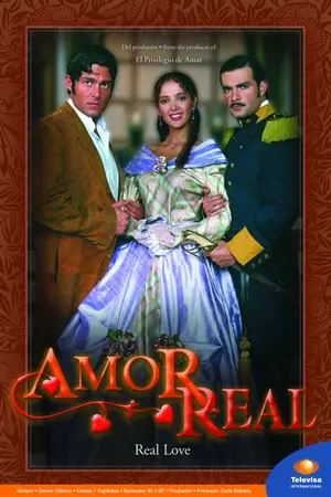 &quot;Amor real&quot; - Mexican Movie Poster (thumbnail)