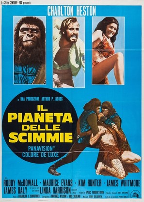 Planet of the Apes - Italian Movie Poster (thumbnail)