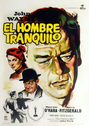 The Quiet Man - Spanish Movie Poster (thumbnail)