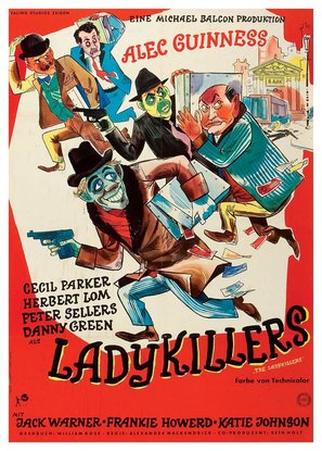 The Ladykillers - German Movie Poster (thumbnail)