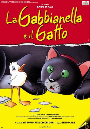 La gabbianella e il gatto - Italian Theatrical movie poster (thumbnail)
