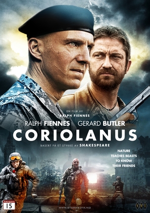 Coriolanus - Norwegian DVD movie cover (thumbnail)