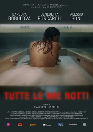 Tutte le mie notti - Italian Movie Poster (thumbnail)