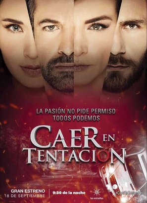 &quot;Caer en tentaci&oacute;n&quot; - Mexican Movie Poster (thumbnail)