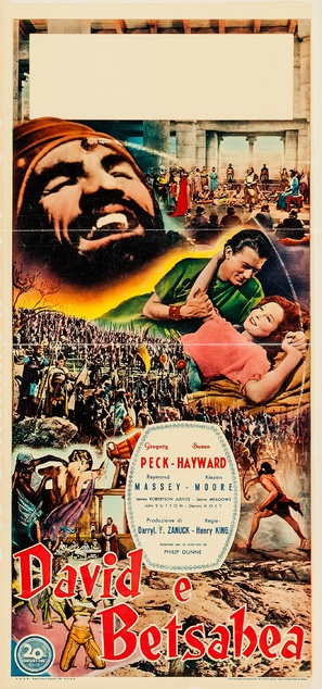 David and Bathsheba - Italian Movie Poster (thumbnail)