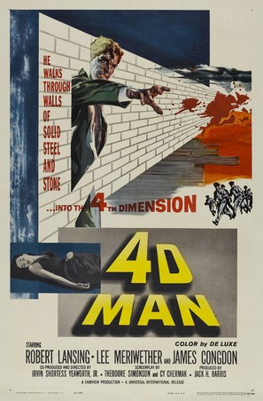 4D Man - Theatrical movie poster (thumbnail)
