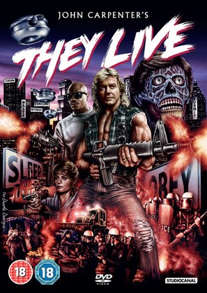 They Live - British DVD movie cover (thumbnail)