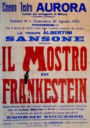 Il mostro di Frankenstein - Italian Movie Poster (thumbnail)