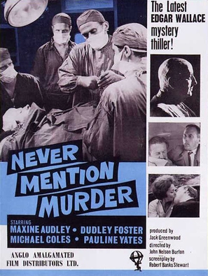 Never Mention Murder - British Movie Poster (thumbnail)