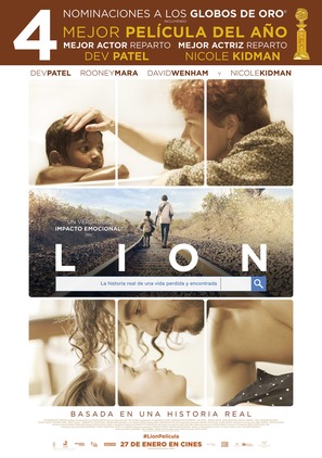 Lion - Spanish Movie Poster (thumbnail)