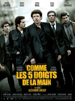 Comme les cinq doigts de la main - French Movie Poster (thumbnail)
