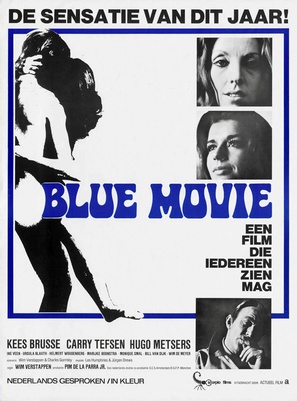 Blue Movie - Dutch Movie Poster (thumbnail)
