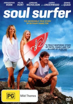 Soul Surfer - Australian DVD movie cover (thumbnail)