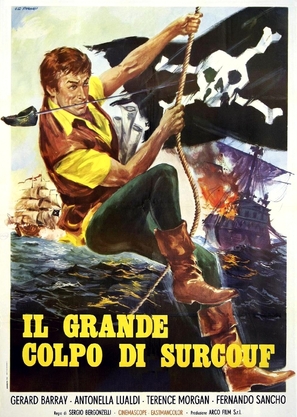 Il grande colpo di Surcouf - Italian Movie Poster (thumbnail)
