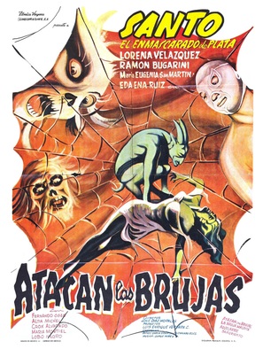Atacan las brujas - Mexican Movie Poster (thumbnail)