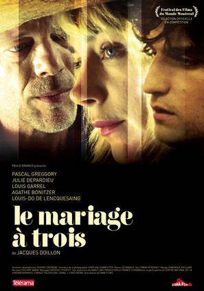 Le mariage &agrave; trois - French Movie Poster (thumbnail)