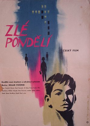 Zl&eacute; pondel&iacute; - Czech Movie Poster (thumbnail)