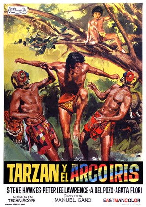 Tarz&aacute;n y el arco iris - Spanish Movie Poster (thumbnail)