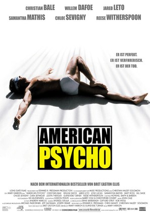 American Psycho - German Movie Poster (thumbnail)