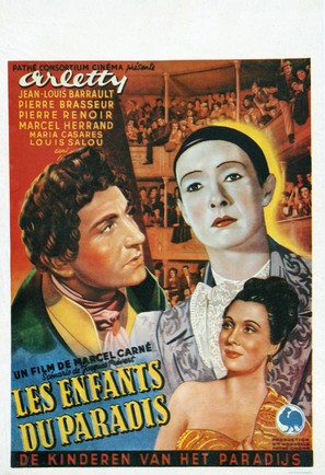 Les enfants du paradis - Belgian Movie Poster (thumbnail)