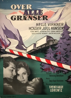 Over alle gr&aelig;nser - Danish Movie Poster (thumbnail)