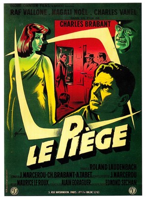 Le pi&egrave;ge - French Movie Poster (thumbnail)