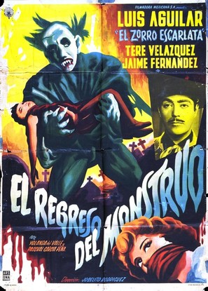 El regreso del monstruo - Mexican Movie Poster (thumbnail)