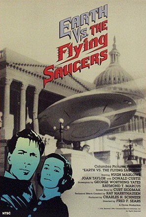 Earth vs. the Flying Saucers - VHS movie cover (thumbnail)