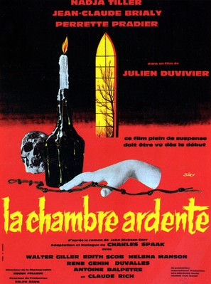 La chambre ardente - French Movie Poster (thumbnail)