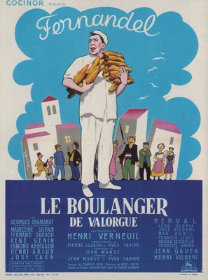 Le boulanger de Valorgue - French Movie Poster (thumbnail)