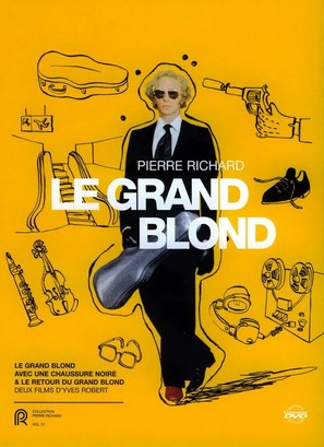 Le grand blond avec une chaussure noire - French DVD movie cover (thumbnail)